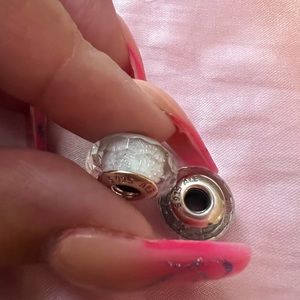 PANDORA - FROSTY MINT SHIMMER MURANO